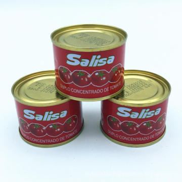 22% to 24% 28% to 30% brix halal cooking seasoning double concentrate canned super natural red color tomate paste tomato sauce